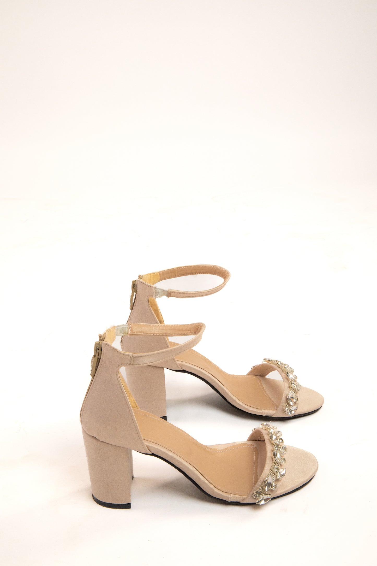 Crystal Petal Heels