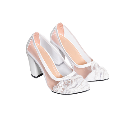 Whimsical Wonderland Floral Heels